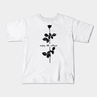 Enjoy The Silence - Black Kids T-Shirt